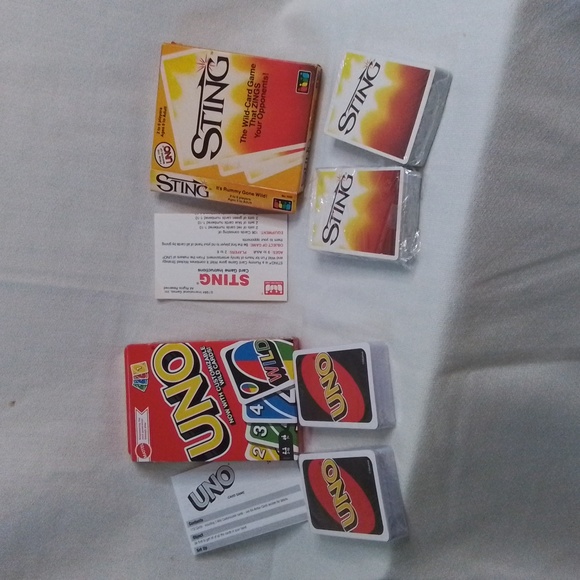 Uno and Sting Card Games - Picture 8 of 9